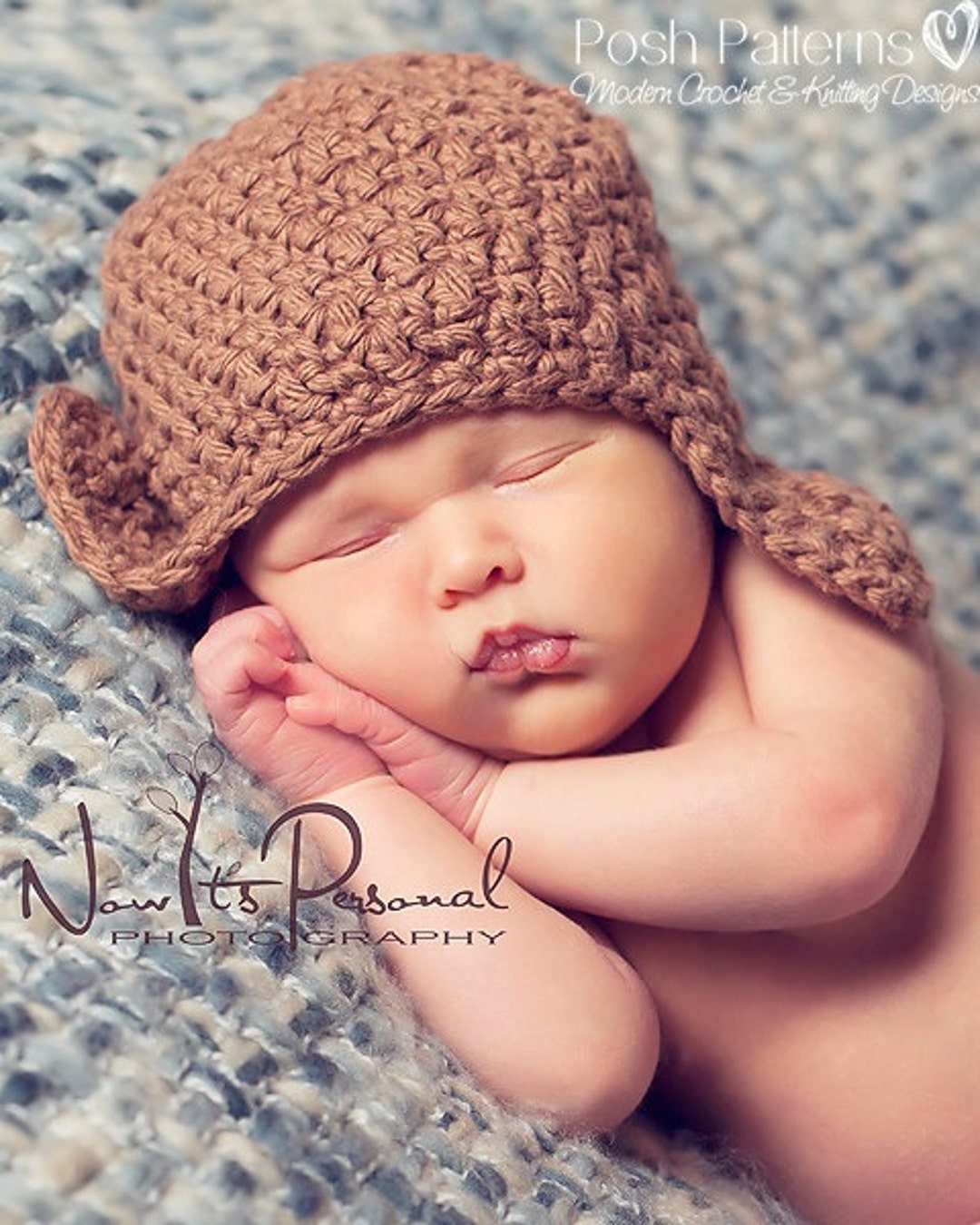Crochet Earflap Hat Pattern – Baby Photo Prop (PDF Pattern) - Etsy