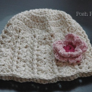 Crochet PATTERN - Crochet Hat Pattern - Crochet Patterns for Women - Crochet Pattern Baby - Includes 6 Sizes Newborn Baby to Adult - PDF 102