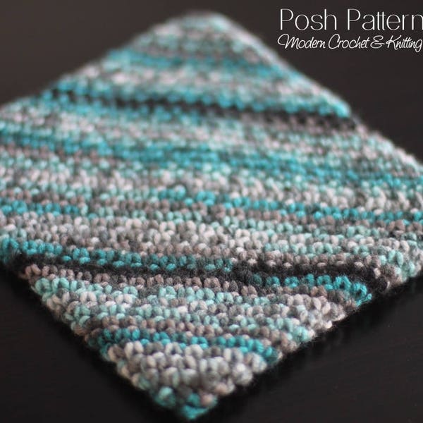 Crochet Pattern - Crochet Potholder Pattern - Crochet Pattern Hot Pad - Kitchen Crochet Pattern - Home Decor Crochet Pattern - PDF 449