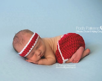 Crochet Pattern - Baby Crochet Pattern - Crochet Shorts & Sweatband Pattern - Crochet Patterns for Boys - Boxing Shorts - 4 Sizes - PDF 319