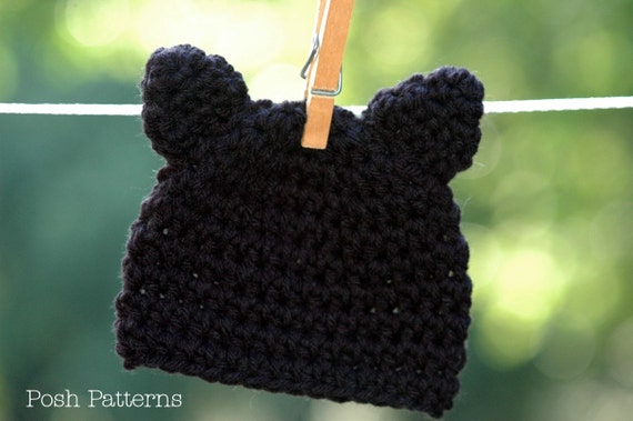 CROCHET PATTERN Crochet Cat Hat Pattern Cat Hat Crochet Pattern Crochet Patterns Baby Toddler Kids Adult Sizes PDF 279 Etsy