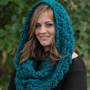 Crochet Pattern, Easy Cowl Crochet Pattern, Cowl Scarf Crochet Pattern, Crochet Scarf Pattern, Scarf Crochet Pattern, Instant Download 461