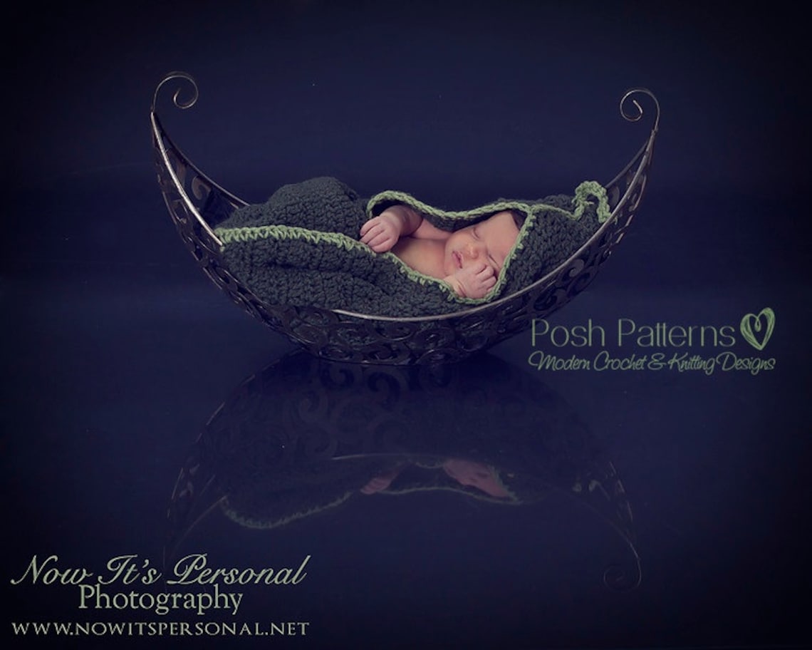 Easy Crochet PATTERN Newborn Cocoon Crochet Pattern Etsy