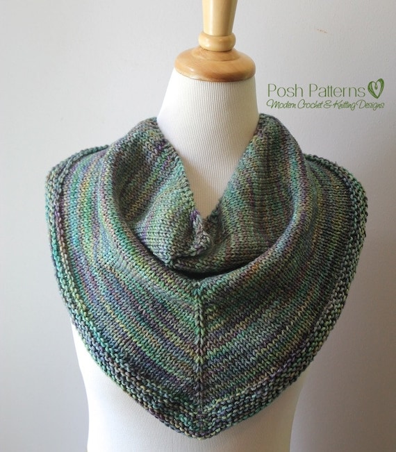 Knitting Pattern Knit Scarf Pattern Knitting Patterns For Women Infinity Scarf Cowl Triangle Scarf Pattern Shawl Pattern Pdf 370