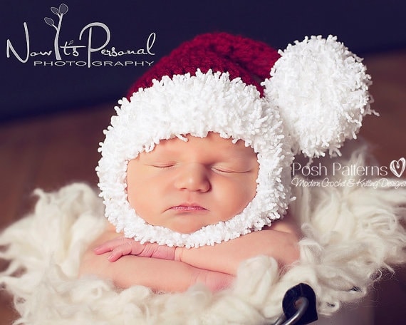 Crochet PATTERN Crochet Santa Hat 