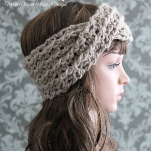 Crochet Pattern Headband Crochet Pattern Criss Cross Headband Turban ...
