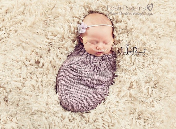 Knitting PATTERN Easy Baby Blanket Knitting Pattern Sleep Sack Pattern Baby Knitting Pattern Easy Knitting Pattern Swaddle Pattern