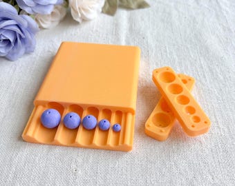 Kralenroller en kralengatenmaker set van polymeerklei