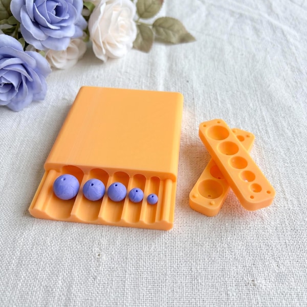 Polymer Clay Bead Roller and Bead Hole Maker Set