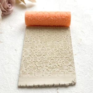 Snake Skin Polymer Clay Texture Roller, Realistic Python Pattern Clay Tool