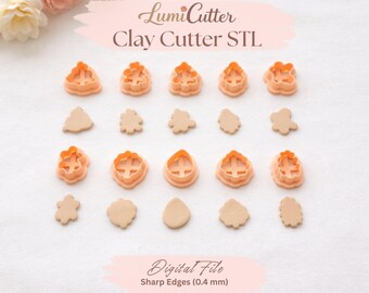 Mini Charm Polymer Clay Cutter Set STL (Digital File)