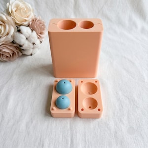 Large Clay Bead Roller & Hole Maker Set – 18mm, 22mm Diameter Pottery Tools