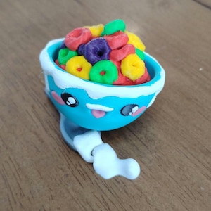 Ultimate Cereal Clicker Loops 3d printed adhd focus fidget breakfast toy