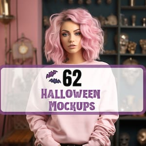 Trendy Halloween Mockups - Halloween Mockup Bundle - Halloween Mock Ups - Halloween Mockup Shirt - Halloween Mockup Sweatshirt -Shirt Mockup