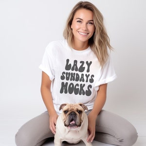 Dog Mom Shirt Mockup - Model Mockup - White Shirt - Dog Parent - Bella Canvas Tee 3001 - Print On Demand - POD - Shirt For Dog SVG