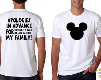 Dad Disney Family Shirts Disney Land Disney World Family Vacation Matching Funny Tshirt Shirt Men