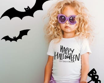 Kids Halloween T-Shirt Mockup, Little Girl Bella 3001T (Digital Download)
