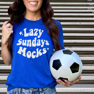 Royal Blue t-shirt Soccer mockup -Soccer Mock up - Bella Canvas 3001 soccer Mockup - soccer Shirt Mock Up -Modeled soccer mockup