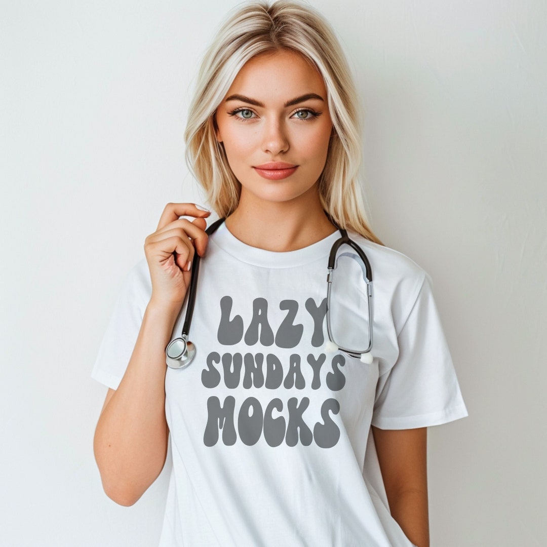Nurse Tshirt Mockup Medical Field Nurses Shirt Mockup Bella Canvas 3001
