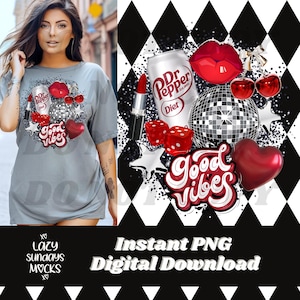 Drink collage PNG - diet - trendy - girly - viral - collage design - sublimation