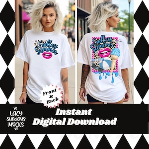 Summer collage PNG - girly -endless summer - trending - viral - collage design - sublimation