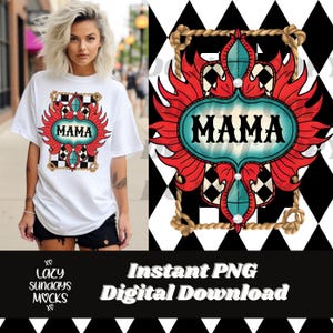 Yallternative Mama PNG - Mom - Western - trending - viral - collage design