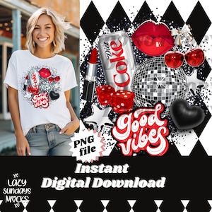 Soda collage PNG - drink design - trendy - girly - viral - collage design - sublimation