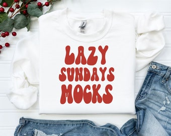 White Christmas Sweatshirt Mockup - Gildan 18000 Mockup - Sweatshirt Flatlay - Mockup of White Sweatshirt - Christmas Mockups  Winter MockUp