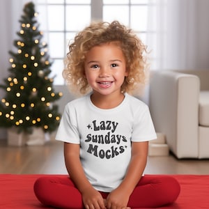 Girls Christmas Mockup, kids mockups,Christmas kids mock up, cute little girl in white t-shirt mockup
