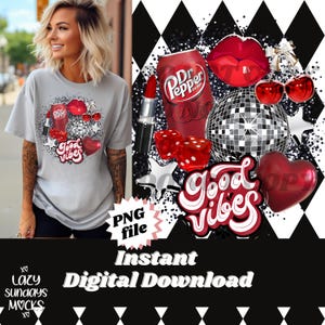 Drink collage PNG - trendy - girly - viral - collage design - sublimation