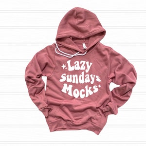 Bella Canvas Hoodie 3719, Bella Canvas Mauve Hoodie, Mockup, 3719 Mock, 3719 Mauve, Flatlay, Bella Canvas Sponge Fleece Hoodie