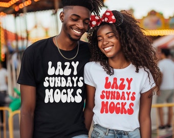 Magic Kingdom - Couples Shirt Mockup - Bella Canvas 3001 Black - Man Woman - Husband Wife - Vacation Shirts Mock Up - Newlywed Couple