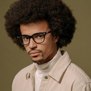 Gafas cuadradas de acetato negro de primera calidad con bisagras de cruz gótica, gafas de lujo que marcan tendencia.