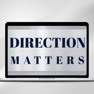 Direction Matters – Leadership Mindset Video Loop | Motivation Mindset Video | Digital Download