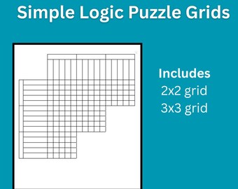 Logic Puzzle Grid Printable | Deductive Reasoning Worksheet Template PDF | Teacher Resource