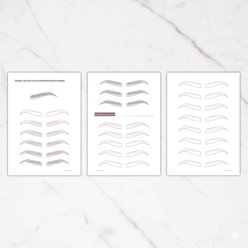 Paper Eyebrows Teil 3: BROW STYLES NatΓΌrlicher Brow-look | Augenbrauenzeichnung ...