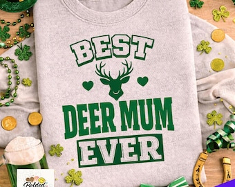 Best Deer Mum Ever PNG: Cute Deer Illustration Mother's Day png Woodland Animal Lover png (Digital Download)