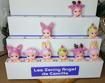 Customizable Sonny Angel Display Stand | Figurine Collection Shelf | Figure Display Stand | Kawaii Room Decor