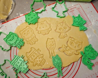 Lot 1 – 6 Gabby Cat Cookie Cutters