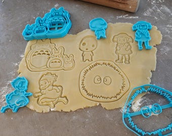 Ghibli cookie cutter set – Totoro, Ponyo, Kodama & more!
