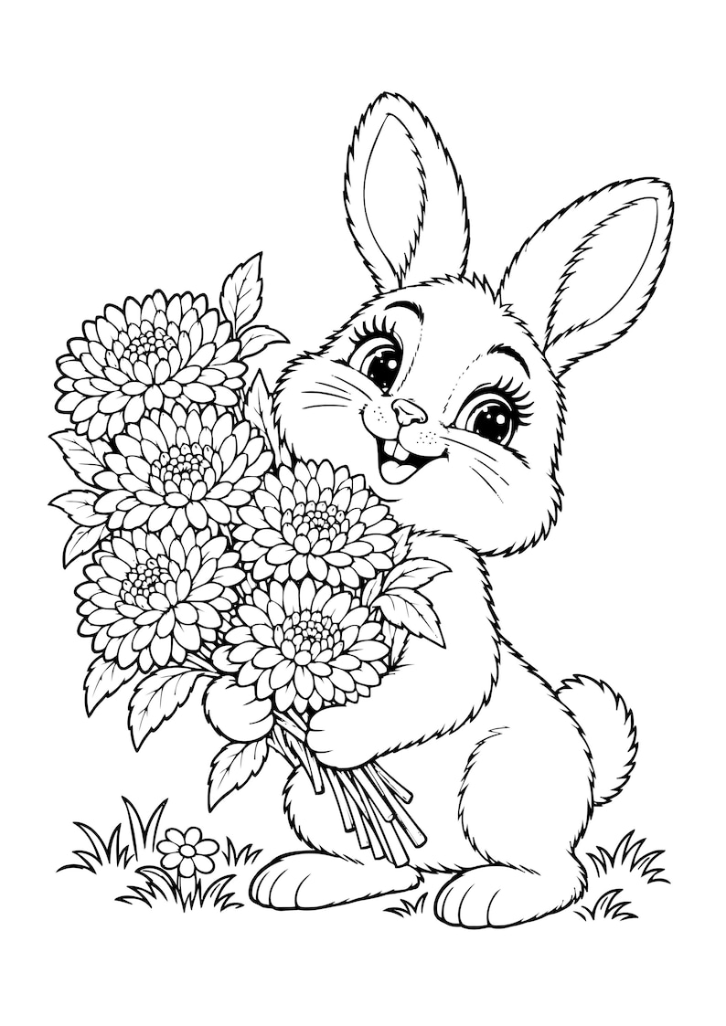 Printable Animal Coloring Pages for Kids, Set of 7 - Etsy