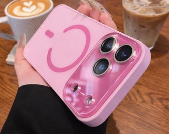 Funda magnética transparente para iPhone 12, 13, 14, 15, 16 y 17 Pro Max – Protector de carga MagSafe