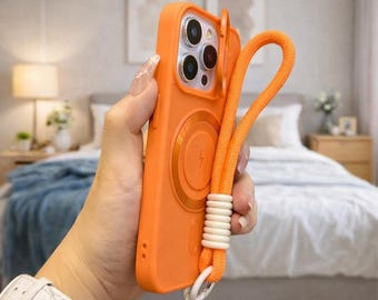 Funda con tapa para lente de iPhone 11, 12, 13, 14, 15, 16 y 17 Pro Max: funda protectora suave y magnética