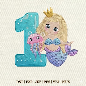 Mermaid Number 1 - Etsy