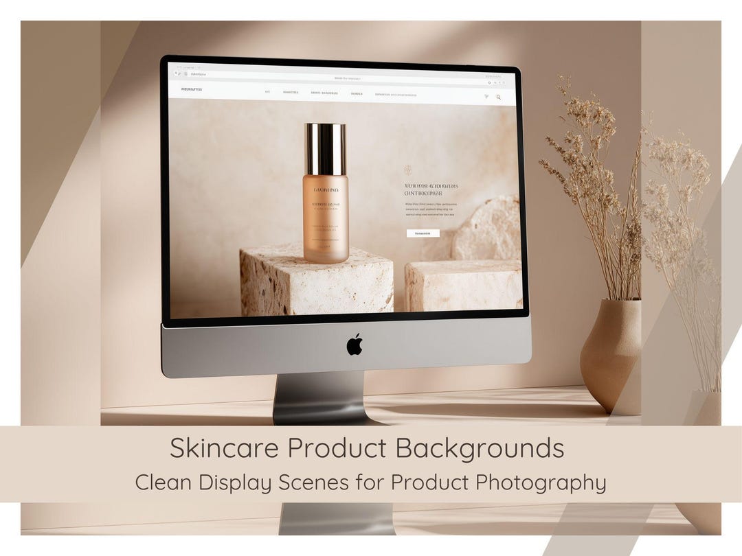 Skincare Product Photography Backgrounds, Minimal Beauty Product ...