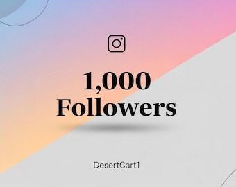 1,000 Real & Active Instagram Followers | Fast Delivery | IG Growth | Social Media Boost