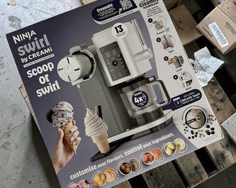 Ninja CREAMi Scoop & Swirl 13-in-1 Ice Cream Maker Soft Serve Machine