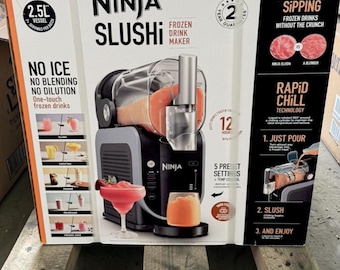 Máquina para hacer bebidas congeladas Ninja SLUSHi RapidChill 5 en 1 sin hielo