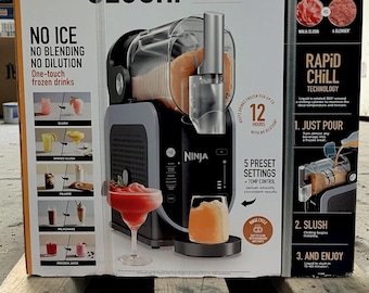 Ninja SLUSHi Frozen Drink Maker No Ice 5-in-1 RapidChill Slush Machine