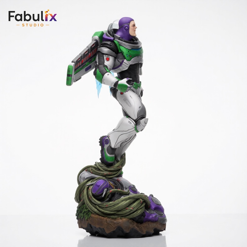 Buzz Lightyear STL detailed futuristic armor 3D print
